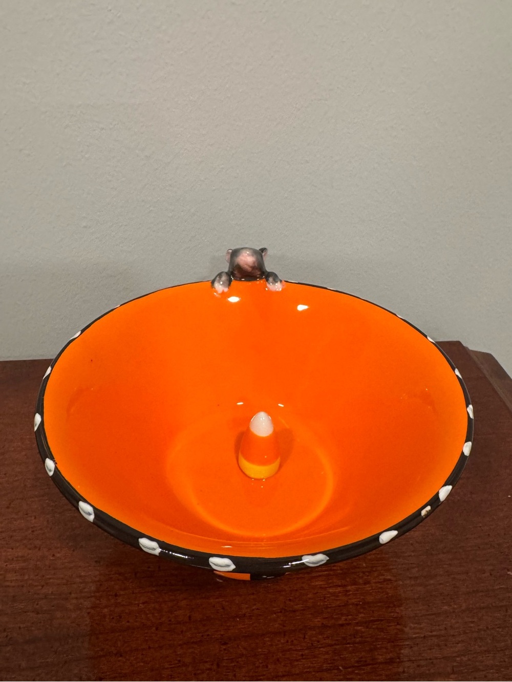 Vintage Ceramic Decorative Halloween Candy Dish by Ganz